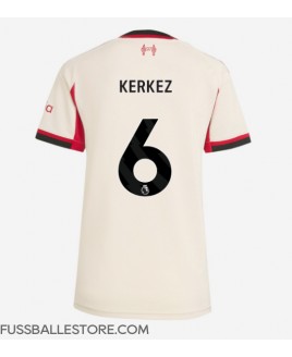 Günstige Liverpool Milos Kerkez #6 Auswärtstrikot Damen 2025-26 Kurzarm